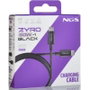 NGS Cable USB-C a USB-C ZYRO 60W-1 de 1m, 60W, Negro